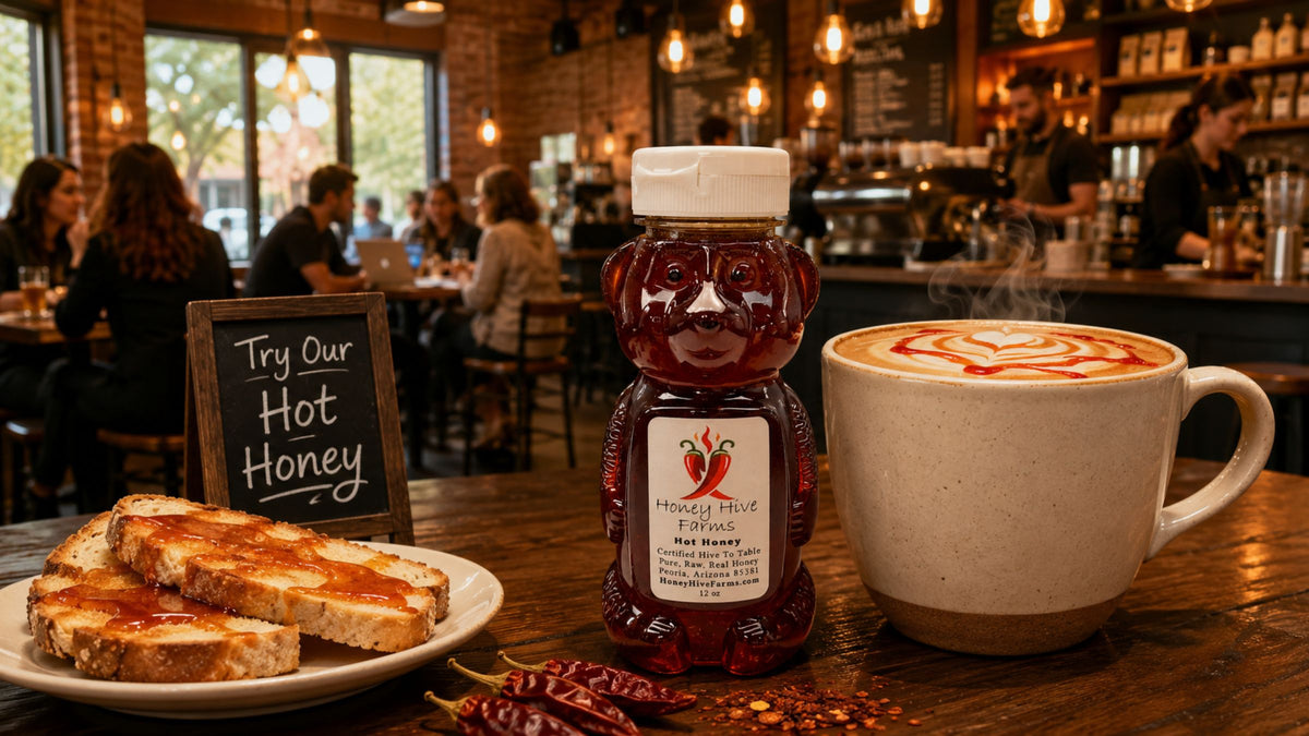 Hot Local Raw Arizona Honey.  Spicy Honey in Arizona !